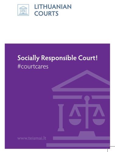We invite you to read about socially responsible court