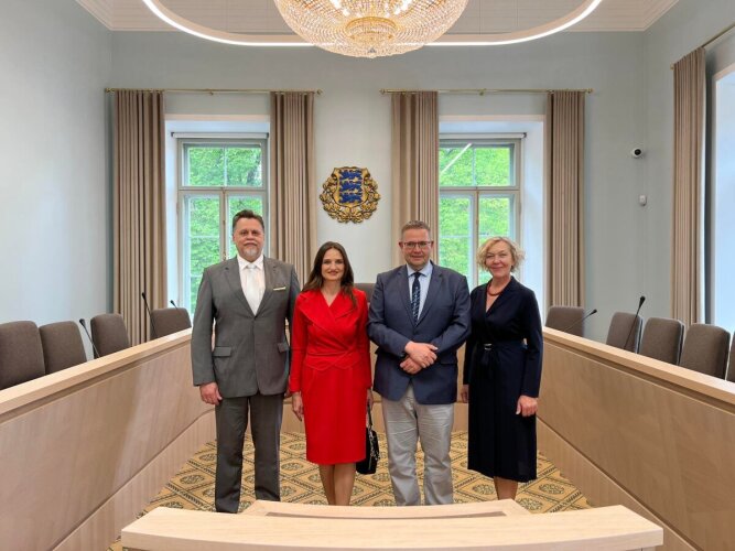 The delegation of the Supreme Court of Lithuania was participating in the events of the 30th anniversary of the restoration of the Supreme Court of Estonia