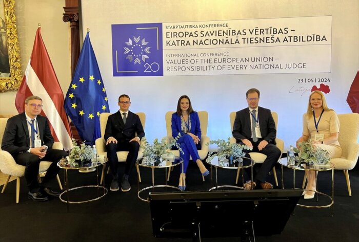 Representatives of the Court attended a conference of the Supreme Court of Latvia