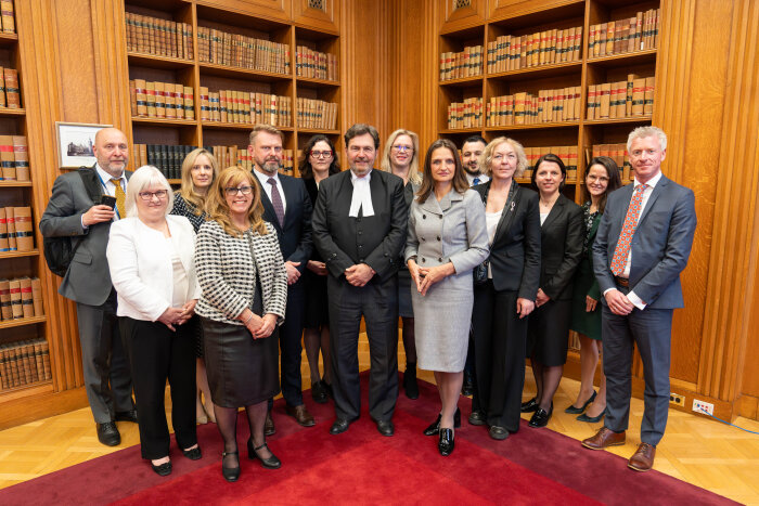 Representatives of the Court visited Canadian courts 