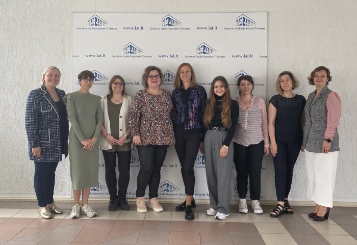 Participants of the European Judicial Training Network exchange program visit the Court