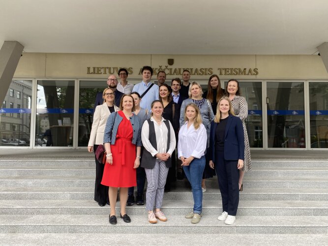 Advisers, assistant judges, and consultants of the supreme courts of the Baltic States share good practices in Vilnius
