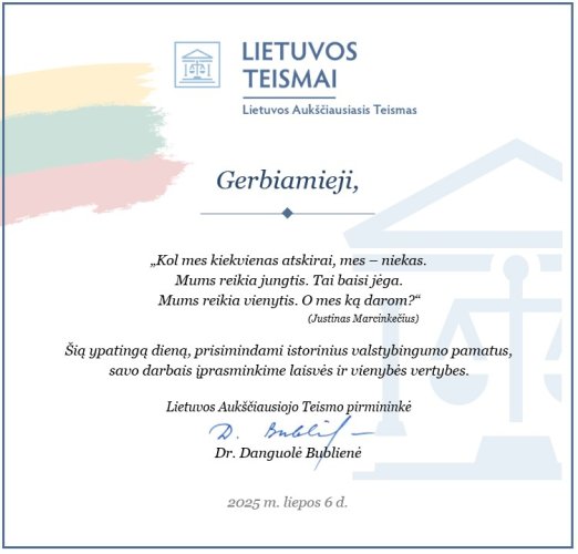 Sveikiname su Lietuvos karaliaus Mindaugo karūnavimo diena!