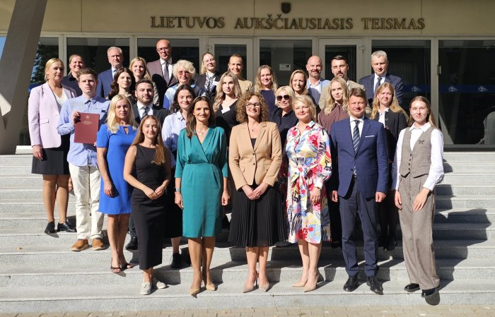 Lietuvos Aukščiausiajame Teisme – jubiliejiniai geriausių teisės magistro darbų apdovanojimai