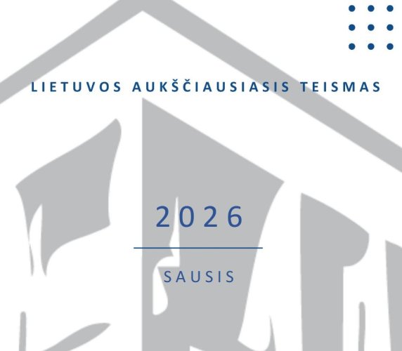 Išleista naujausia 2026 m. sausio mėn. LAT praktikos apžvalga