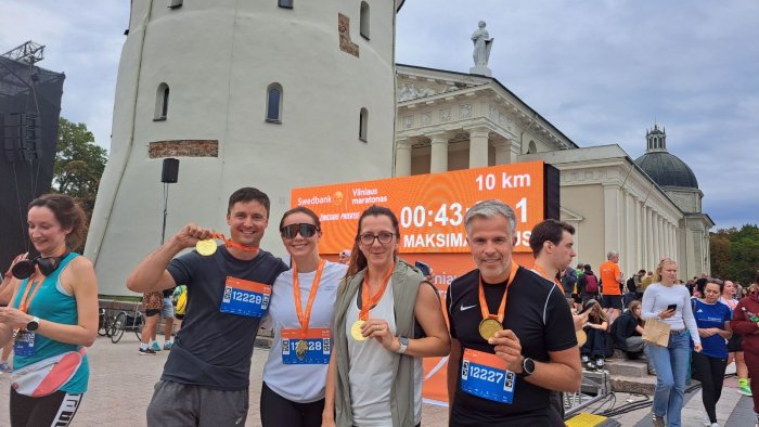 Lietuvos teismų bendruomenė – Vilniaus maratono trasose