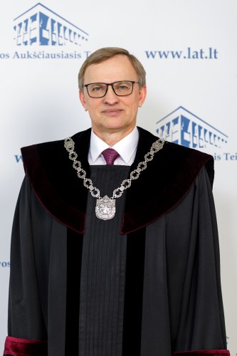 Teisėjas Algimantas Valantinas baigė ilgametę profesinę karjerą
