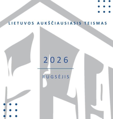 Išleista naujausia 2026 m. rugsėjo mėn. LAT praktikos apžvalga